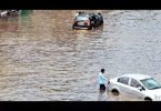 Under rain feathers spread from Raj; The city gets 97.2mm
