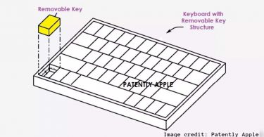 Apple may have a plan for the keyboard with a key that can be removed as a mouse