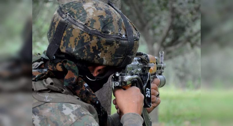 Two terrorists were killed in a shootout with police in Jammu and Kashmir