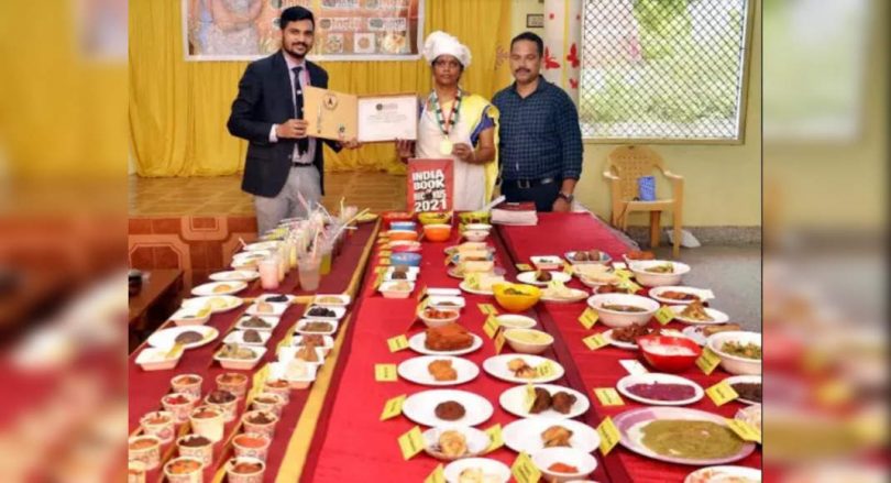 Women prepared 134 dishes in half a human being