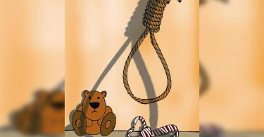 Harassed by his wife, a man hanging himself in a hotel room