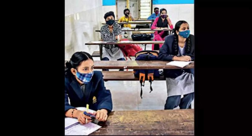 School in k'taka open again, low presence but high spirits