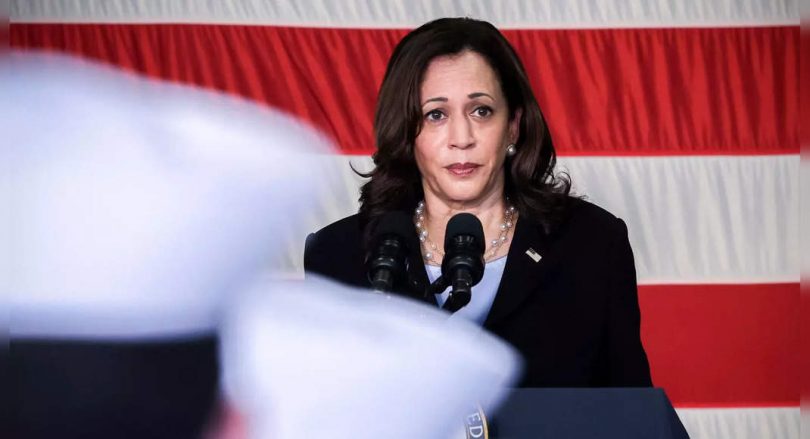 Harris said Beijing continued to 'force' in the South China Sea