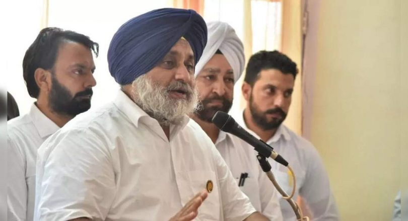 Gal Punjab in the campaign: Sukhbir Badal faces the IRE farmer