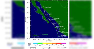 'Tropical storm Nora is expected to be a storm'