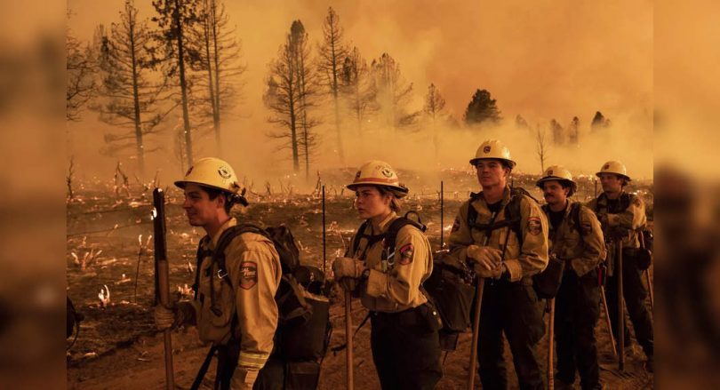 More than 13,000 firefighters of a dozen big forest fires in California