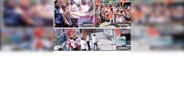 Shiv Sena, BJP Take it to the streets of Rane's comments, catch