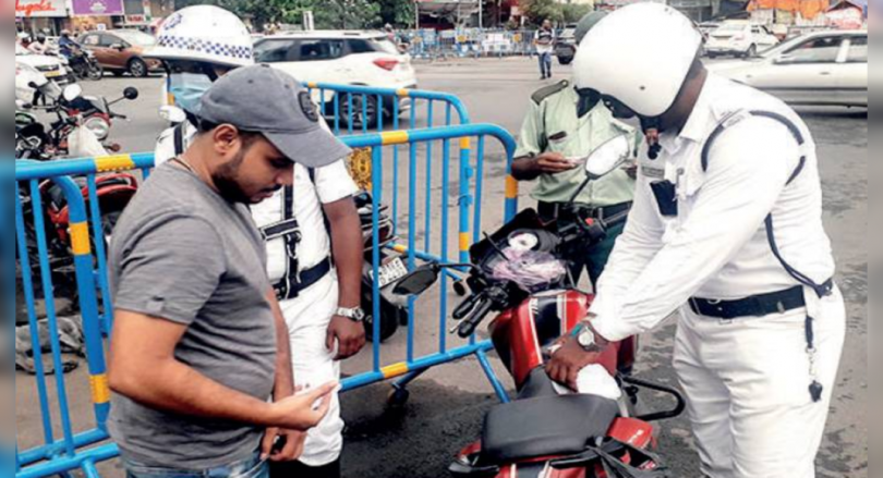 Kolkata: Police demanded 660 bikers a day