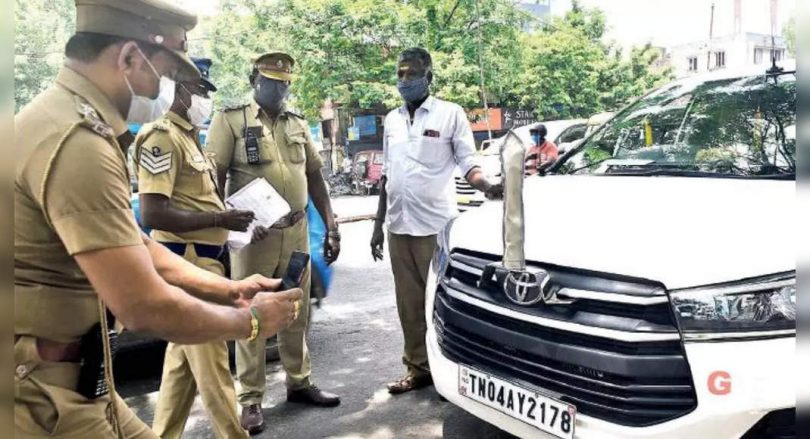 The police took action against the 'G' sticker at Chennai