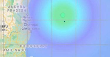 Under earthquake from the AP caused the Mild Tremor in Chennai