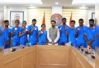 Anurag Thakur Felicate World U20 Athletics Meerists