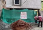 Someone dies because of land caves at the construction site