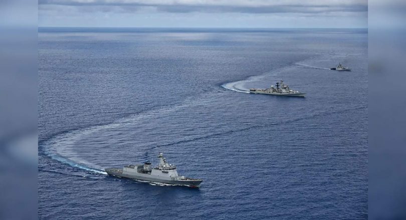 India and we returned Quad a day before Malabar training