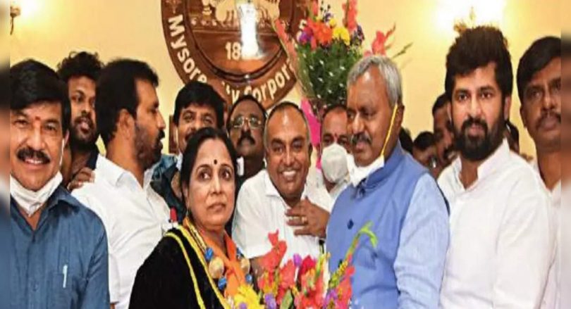 Sunana Palanethra is the first Mayor of MySore from BJP