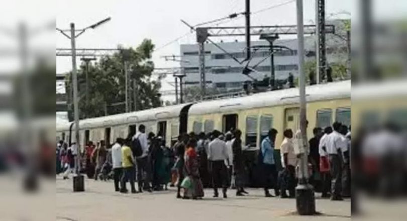 Seven suburban trains were canceled in Chennai
