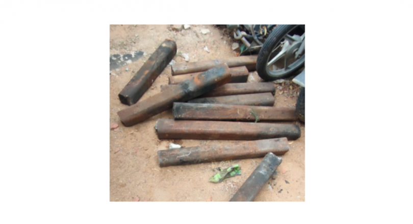 Three arrested for stealing 1,840 kg of metal