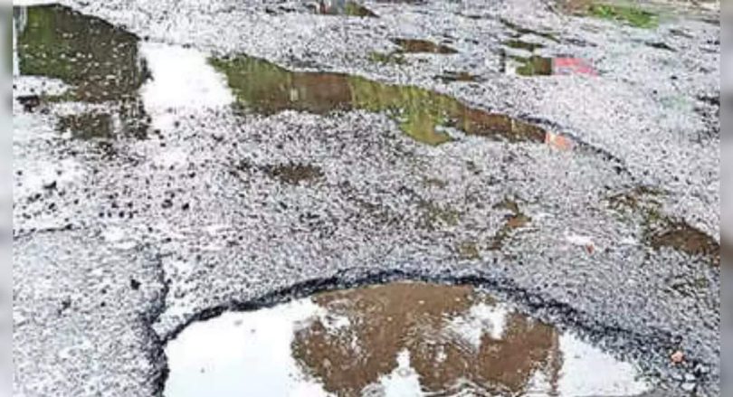 When the rain is resting, road repairs begin in Salt Lake