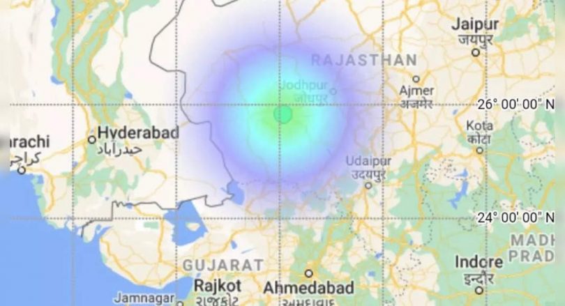 Rajasthan: magnitude-4.0 strike earthquakes near Jodhpur