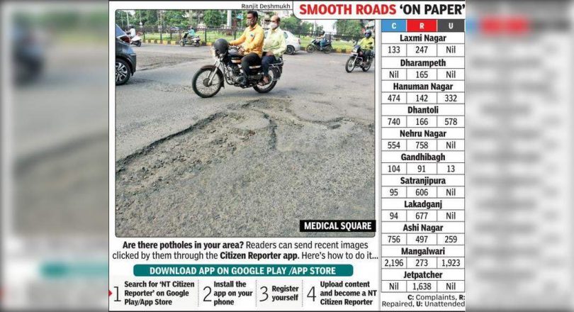 Hole: 5,101 Repaired: 5,206 However, the road throughout the city is in a bad form