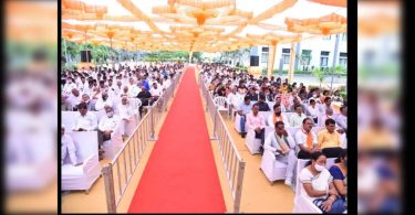 Gajera Trust Shantabaa Medical College & Civil Hospital Felicates Union Minister of Parshottam Rasala in the presence of BJP Head of CR Patil