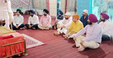BJP offers Thanksgiving prayer to safely bring Saroop Sri Guru Granth Sahib from Afghanistan
