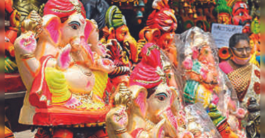 K'taka tends to allow Ganesha idols in public places