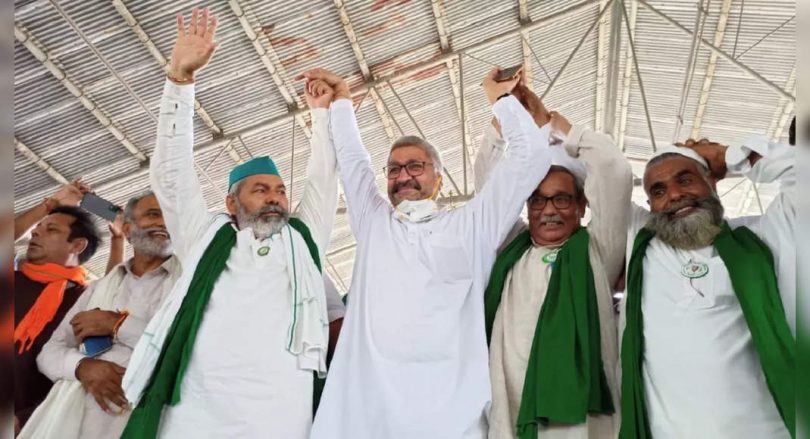 Tikait Rakesh Bku asked farmers to mobilize support for Mahapachyat Muzaffarnagar