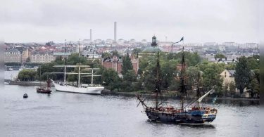 Replica of the 18th century trading ship Sweden to sail to Asia