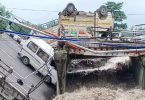 Ranipokhari Flyover collapsed; Vehicle traffic jams