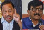 Rane threatened to 'expose' Sena; Raut Brams 'BJP Cincomer'