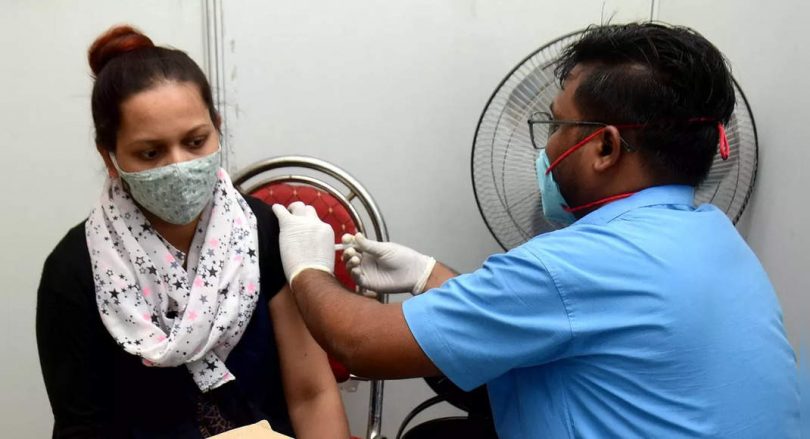 India recorded coverage of Covid-19 one-day vaccination with more than 93 managed lakh doses