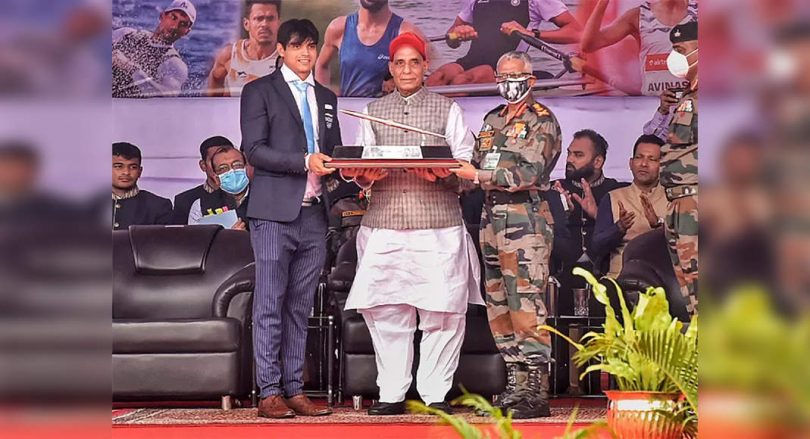 Rajnath changed the name of the ASI Stadium after the Chopra Neeraj