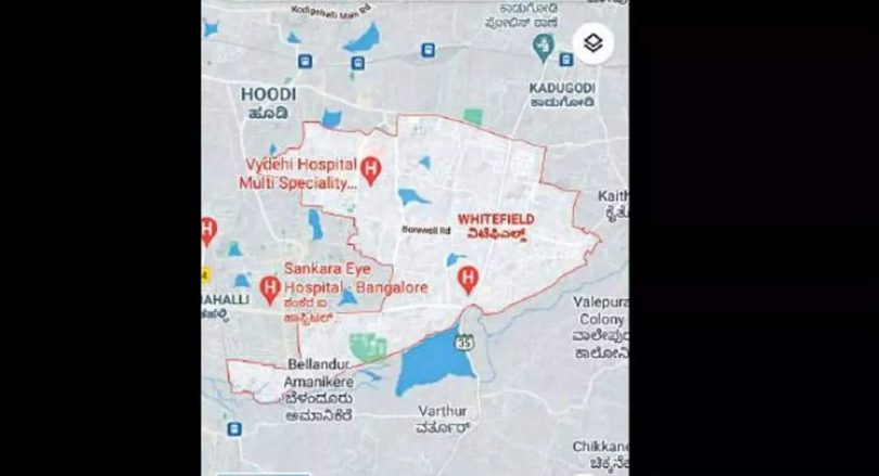 Google corrects the map after being sad