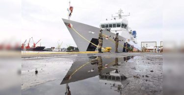 The coast of India, Vigraha offshore patrol guard is assigned to Chennai