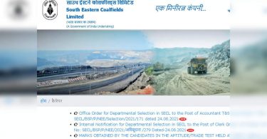 Secl Recruitment 2021: Valid Online for Post Pitch 196 Officer III