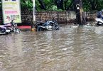 Rainwater gushes to the house in Bengaluru