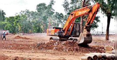 The government denied disposing of the secretariat waste in HussainSagar