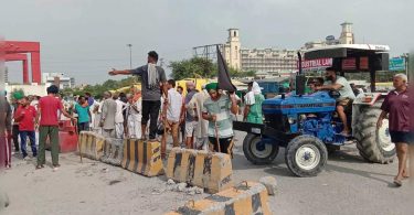 Farmers blocked the highway in Haryana over lathicharge in farmers in Karnal, Congress condemned incident