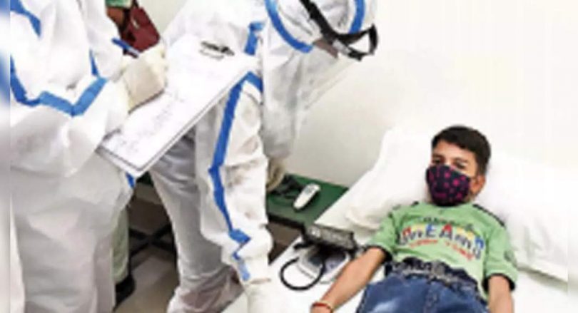 The government center tests child care with covid drill