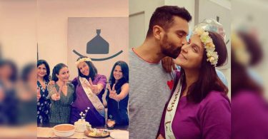 Neha Dhupia posted a photo of her baby shower