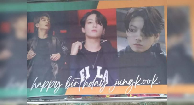 Fans celebrate with Jungkook's birthday in Mumbai