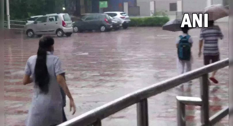 Under rain part of Delhi-NCR, IMD issued an orange warning