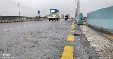 After a series of accidents, the first death on the Flyover GMLR