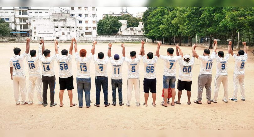 The Hyd MP Blues League team won the heart with new jerseys