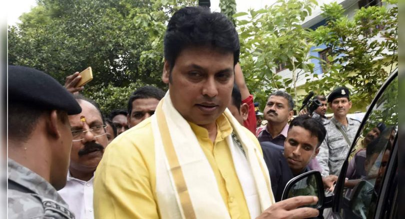 Tripura CM BIPLAB Deb expanded the cabinet, trying to generate differences of opinion by discrolling rivals