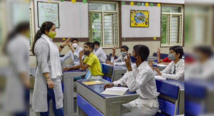 Schools opened back in Delhi, students feel happy