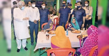 Bihar CM conducted a flood therapy air survey