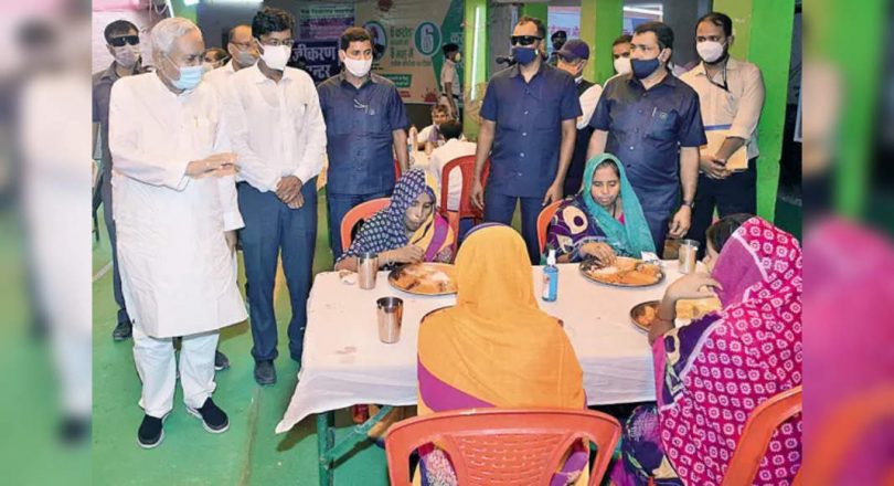 Bihar CM conducted a flood therapy air survey