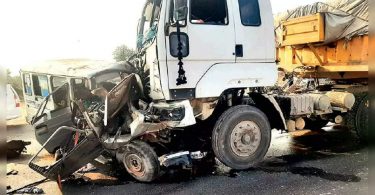 12 pilgrims were killed in a head collision in Nagaur