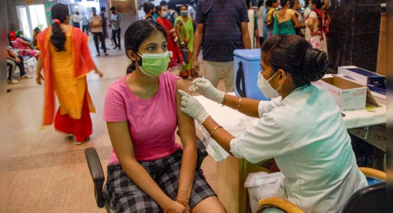 The cumulative covid vaccine dose is given in India Cross 66 Crore: Ministry of Health